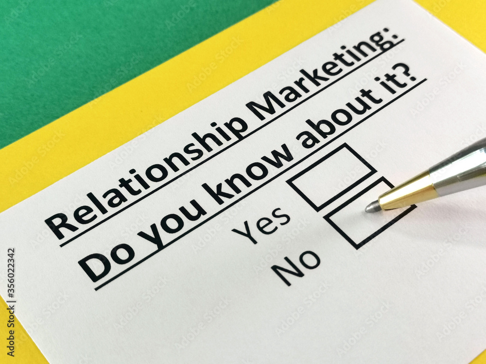 Questionnaire about marketing.