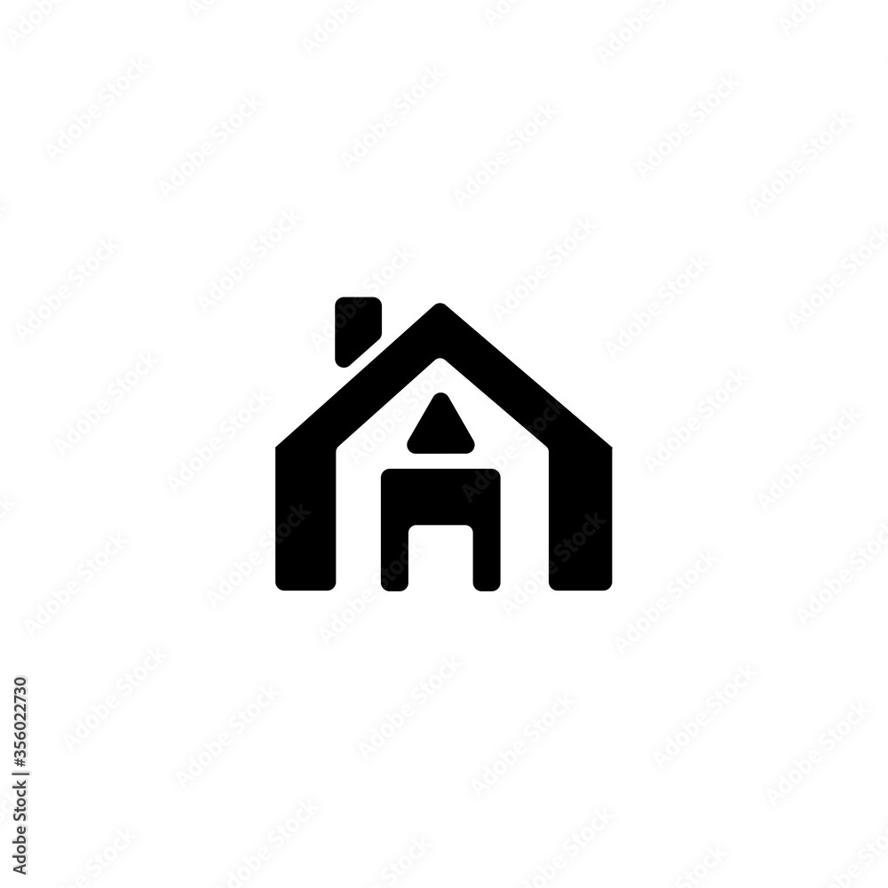 Mobilesmart home simple minimalist logo Mobilesmart home simple minimalist logo