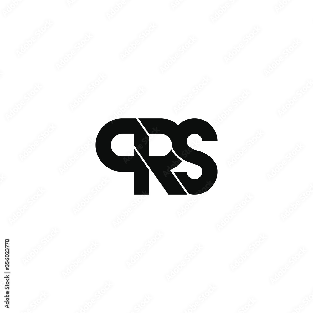 prs letter original monogram logo design prs letter original monogram logo design