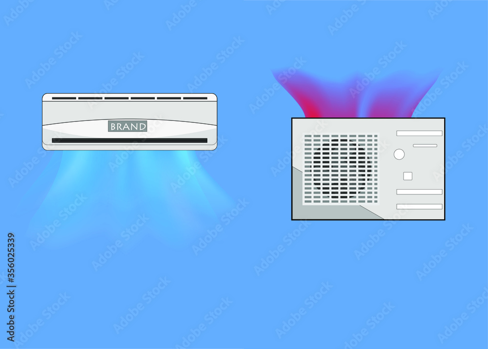 split ac and it's smoking or burning compressor cause of over hot ...