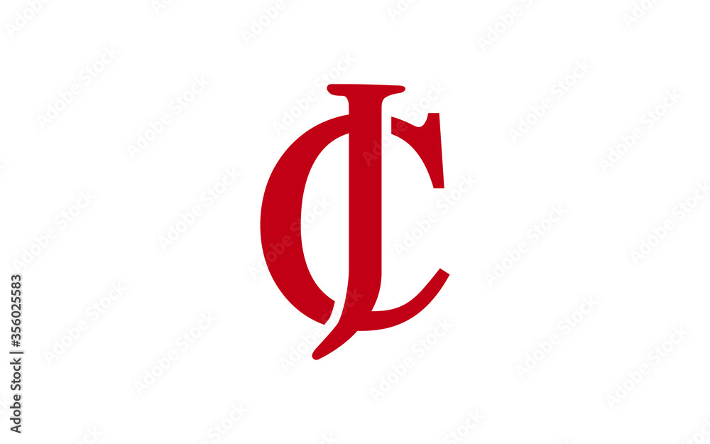 CJ or JC Letter Initial Logo Design, Vector Template CJ or JC Letter Initial Logo Design, Vector Template