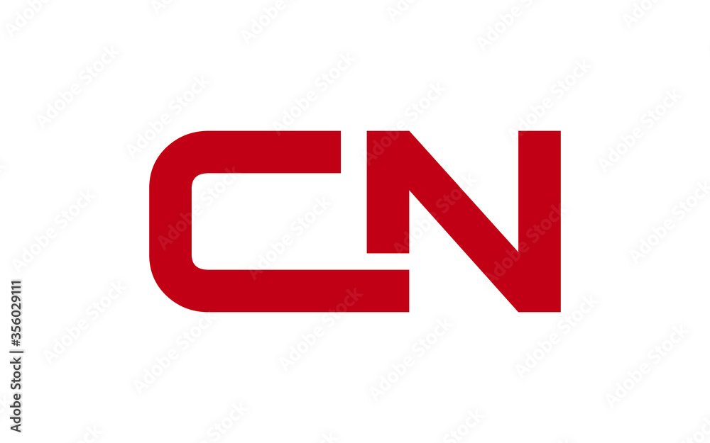 CN or NC Letter Initial Logo Design, Vector Template CN or NC Letter Initial Logo Design, Vector Template