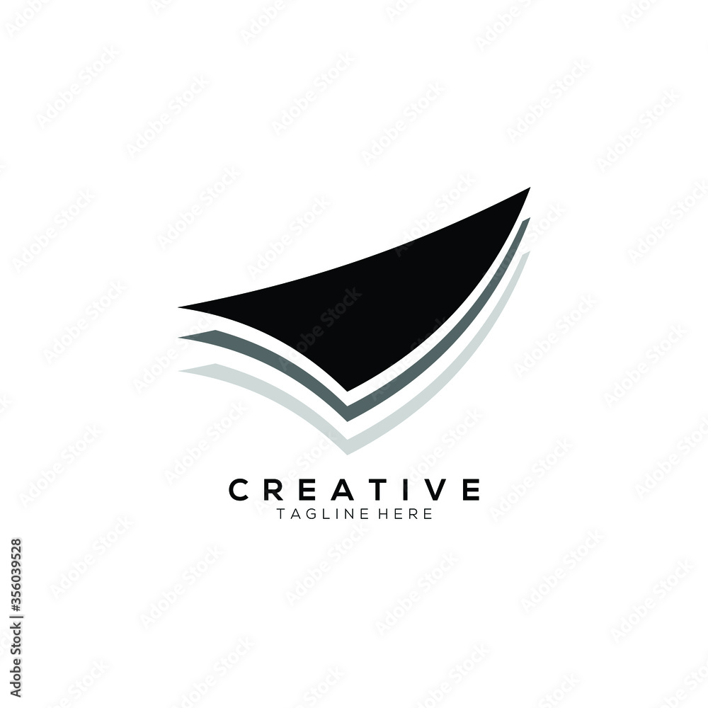 3 layer triangle icon, stack level, gradient black darker and lighter color design template 3 layer triangle icon, stack level, gradient black darker and lighter color design template
