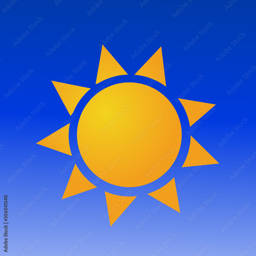 Vector illustration of sunrise sun Vector illustration of sunrise sun