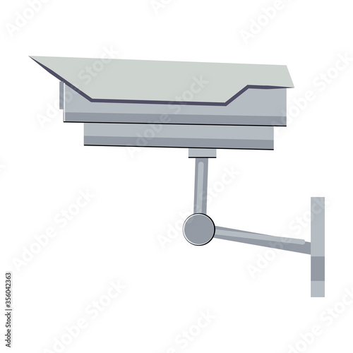 Camera cctv vector icon.Cartoon vector icon isolated on white background camera cctv.