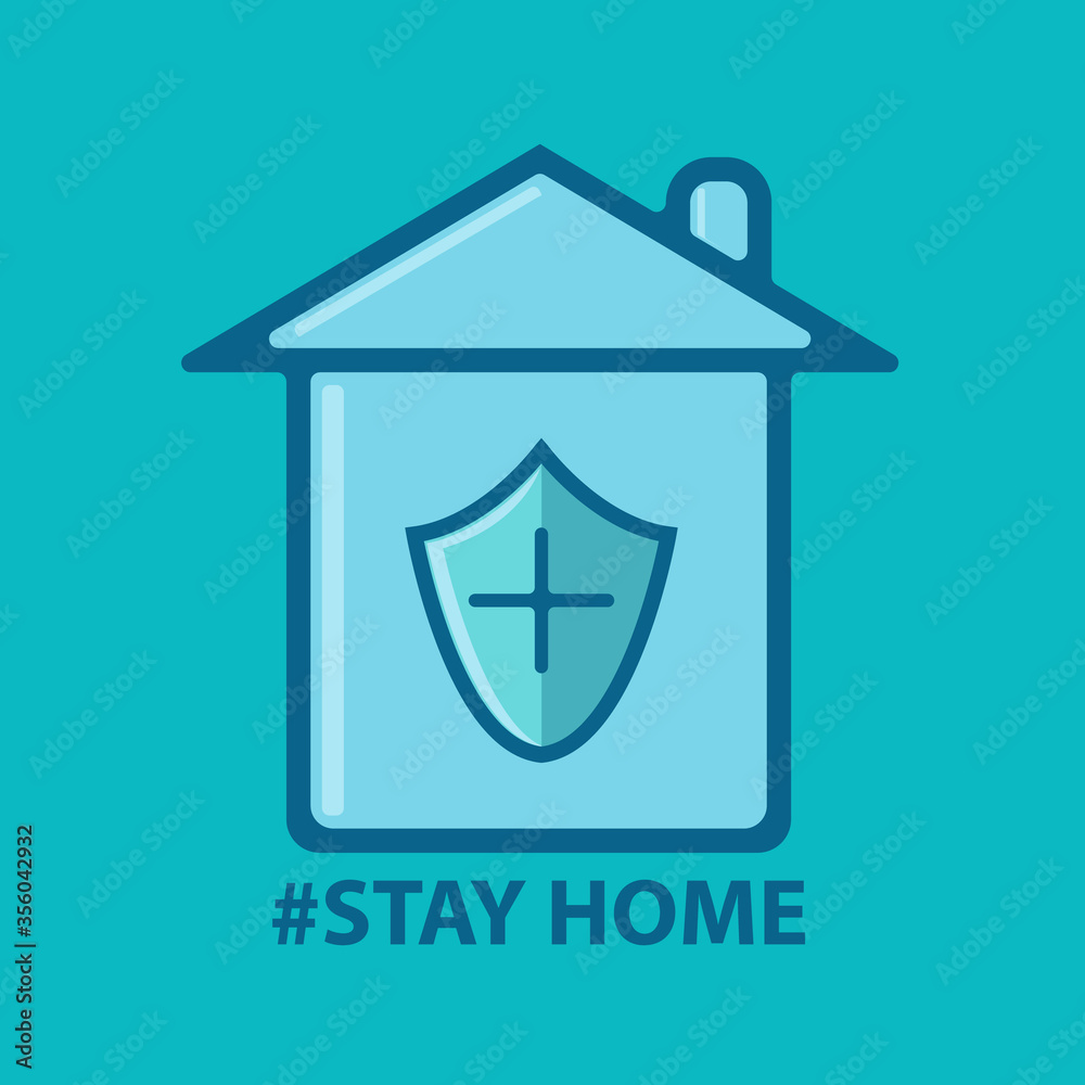 VECTOR ILLUSTRATION OF STAY AT HOME BETTER THAN THE HOUSE IS OUT VECTOR ILLUSTRATION OF STAY AT HOME BETTER THAN THE HOUSE IS OUT