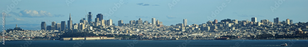 Naklejka premium sanfarncisco skyline