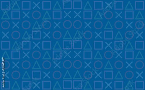 Modern Blue background. Game wallpaper concept.Seamless Pattern. photo