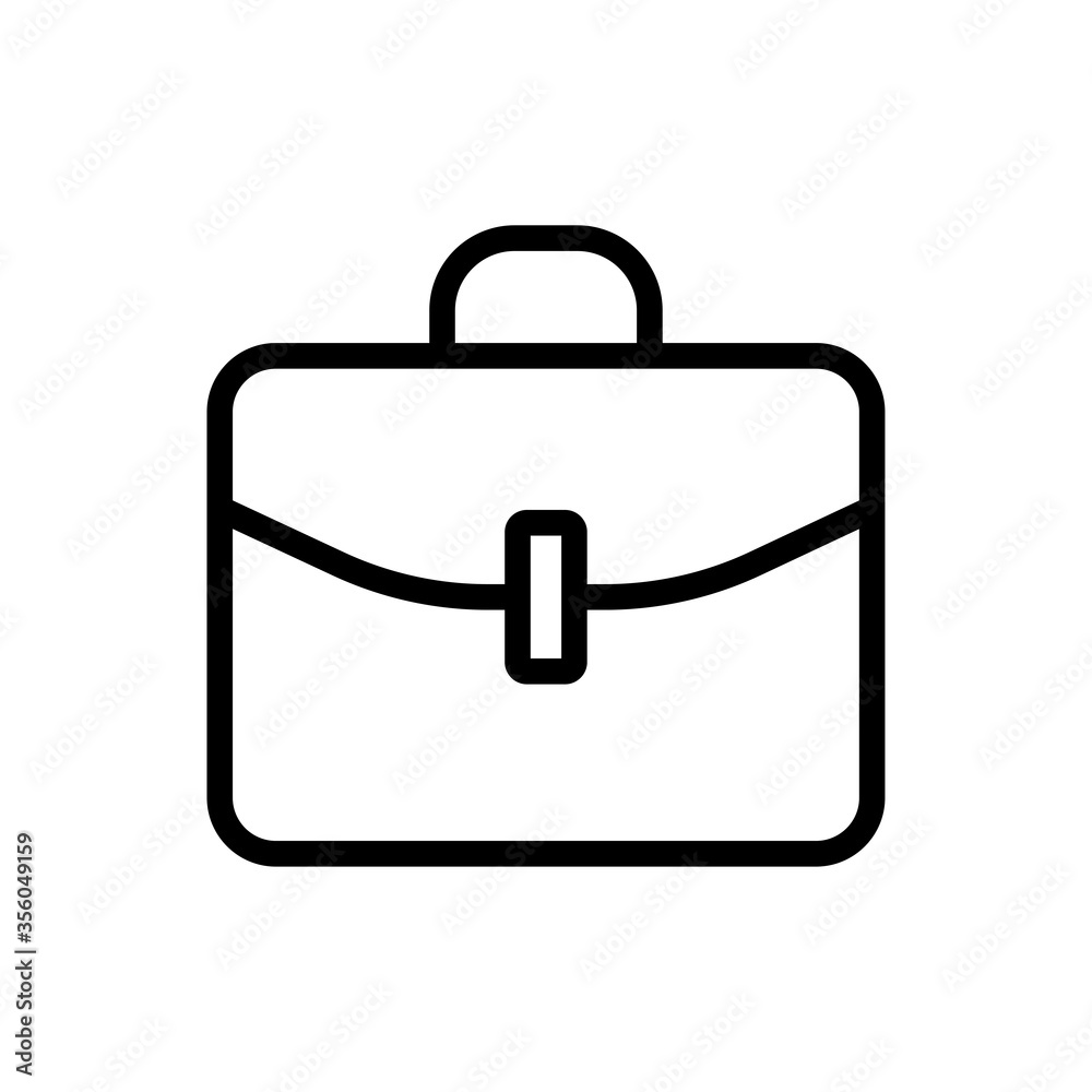 Briefcase line icon Briefcase line icon