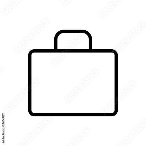 Briefcase line icon
