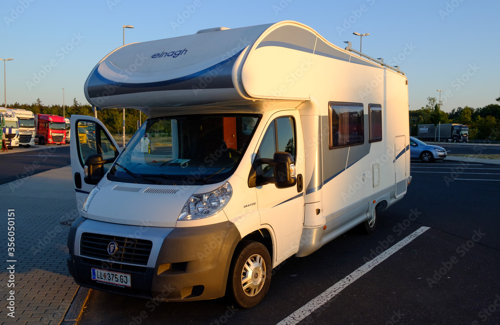 elnagh motorhome based on fiat ducato Stock Photo Adobe Stock