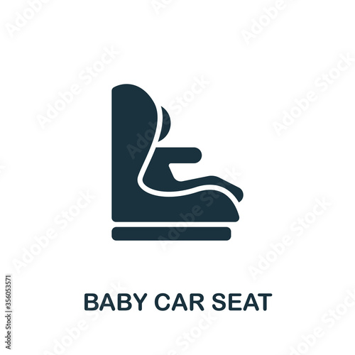 Baby Car Seat icon. Simple element from carsharing collection. Creative Baby Car Seat icon for web design, templates, infographics and more