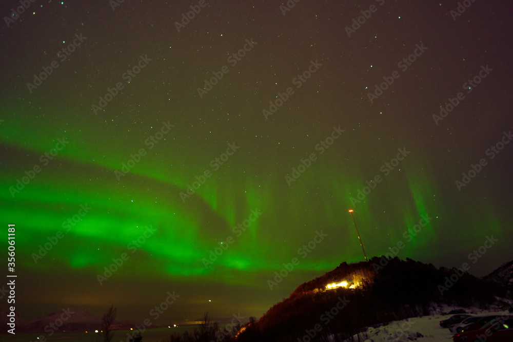 Northern Lights over Bødo Norway in February 2020
