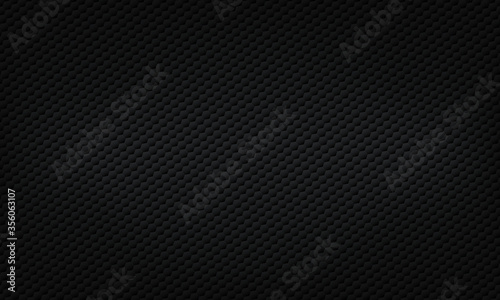 Black background. Black upholstery. Geometric pattern rhombus . Stylish texture. Eps 10 vector