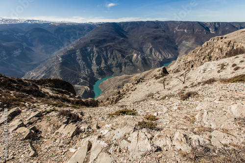 Sulak canyon.Chirkeyskaya HPP.Nature Of The Caucasus.Sights Of The CaucasusDagestan,Russia. photo