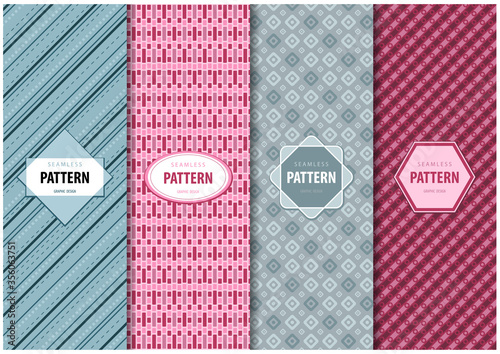 Abstract Seamless Geometric...