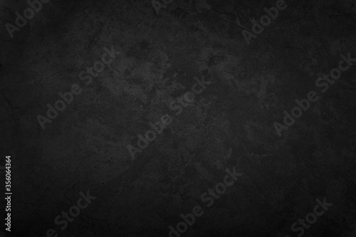 Close up retro plain dark black cement   concrete wall background texture for show or advertise or promote product and content on display and web design element concept decor.
