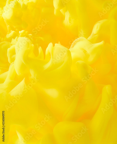 Abstract yellow paint splash background