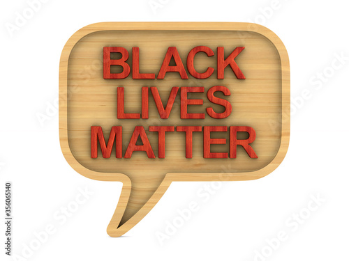 black lives matter on white...