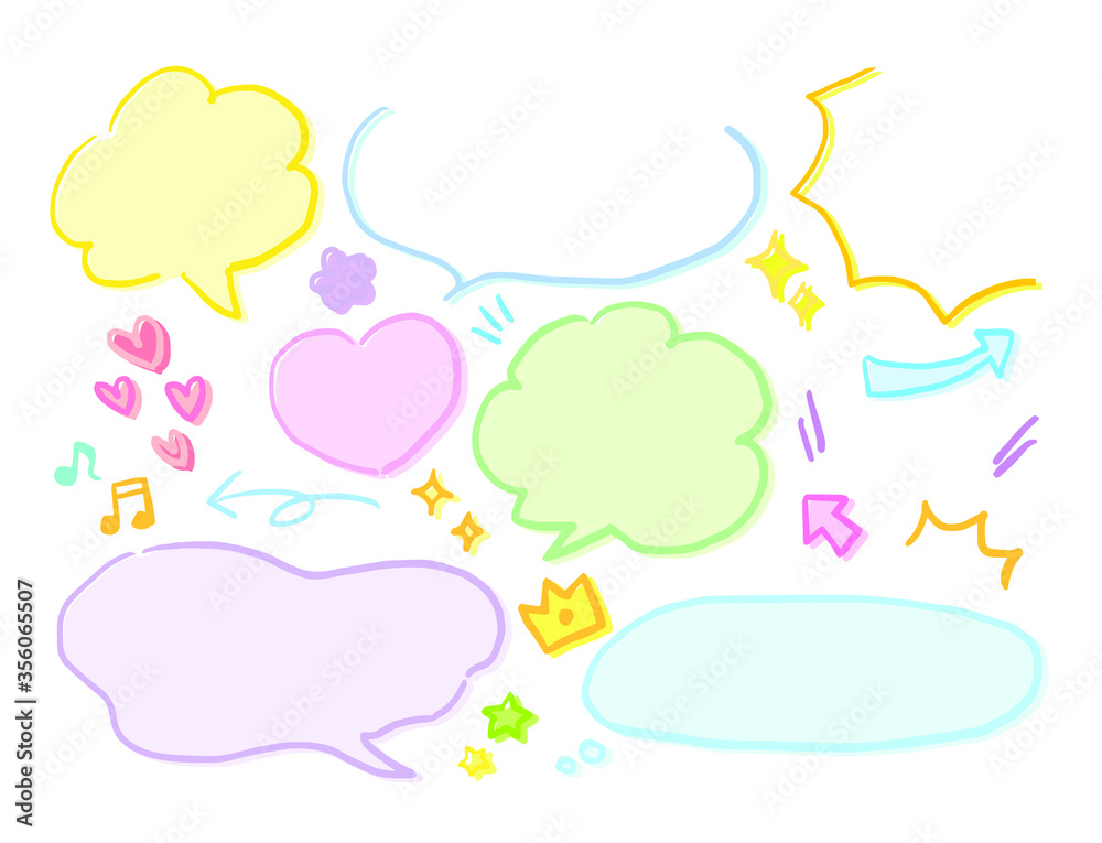Callout patterns with different shapes Callout patterns with different shapes