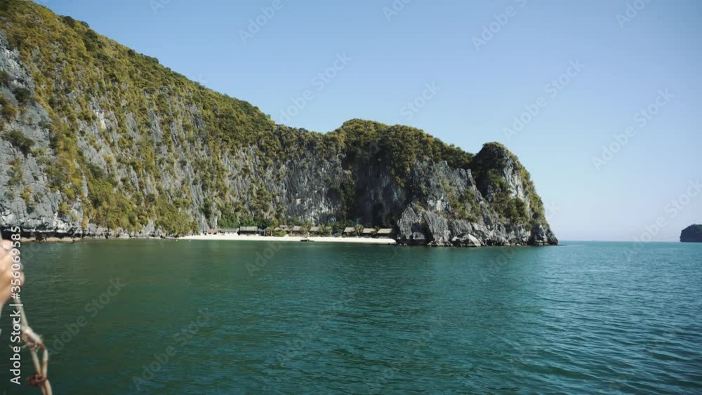 Panoramic View Of Halong Bay Vietnam 4k Panoramic View Of Halong Bay Vietnam 4k