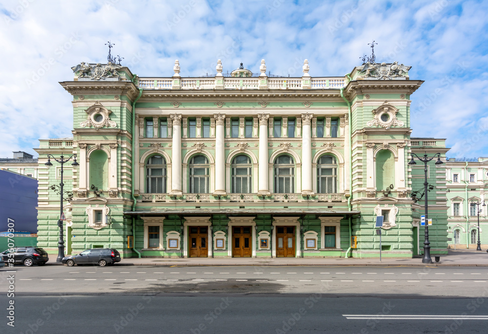 Mariinsky theater of opera and ballet in Saint Petersburg, Russia