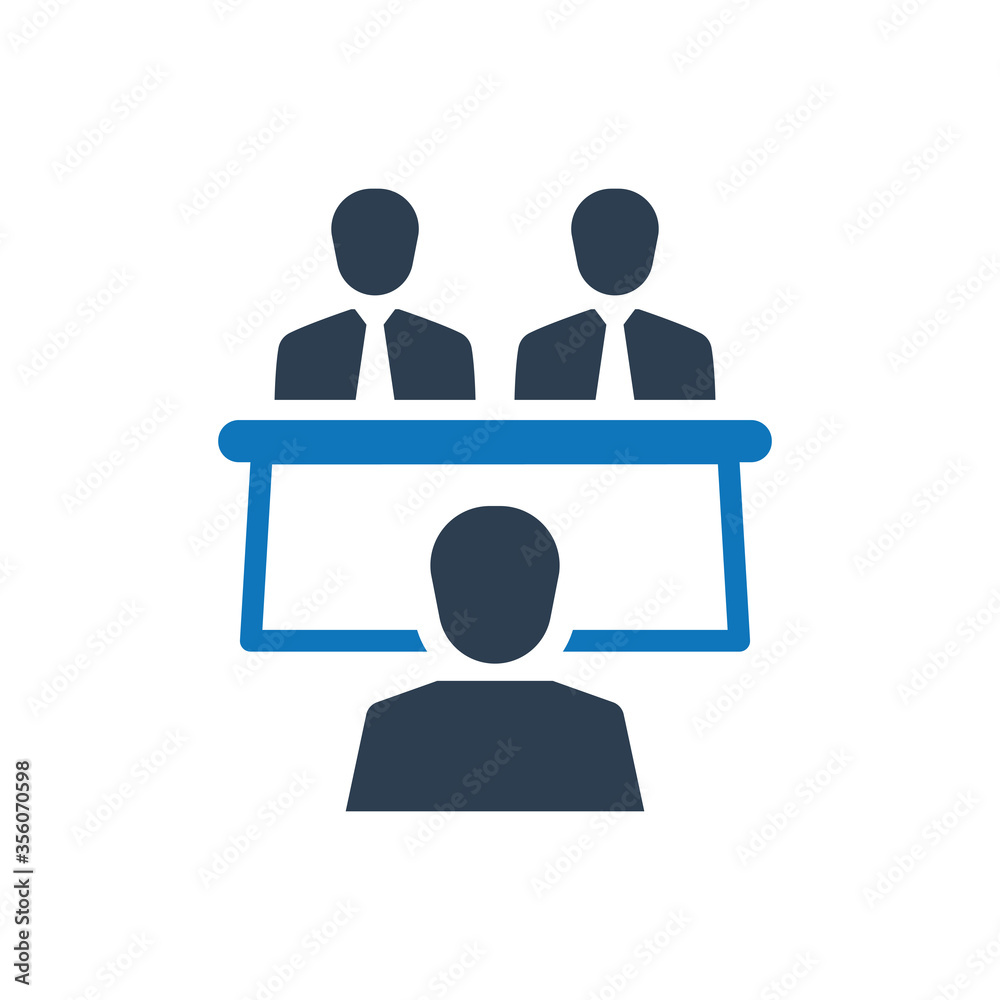 Interview Board Icon Interview Board Icon
