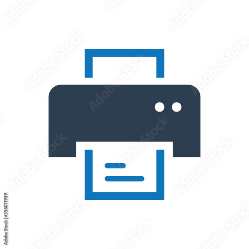 Printing document icon