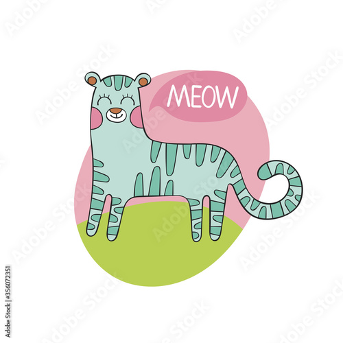 Sticker Wild cats