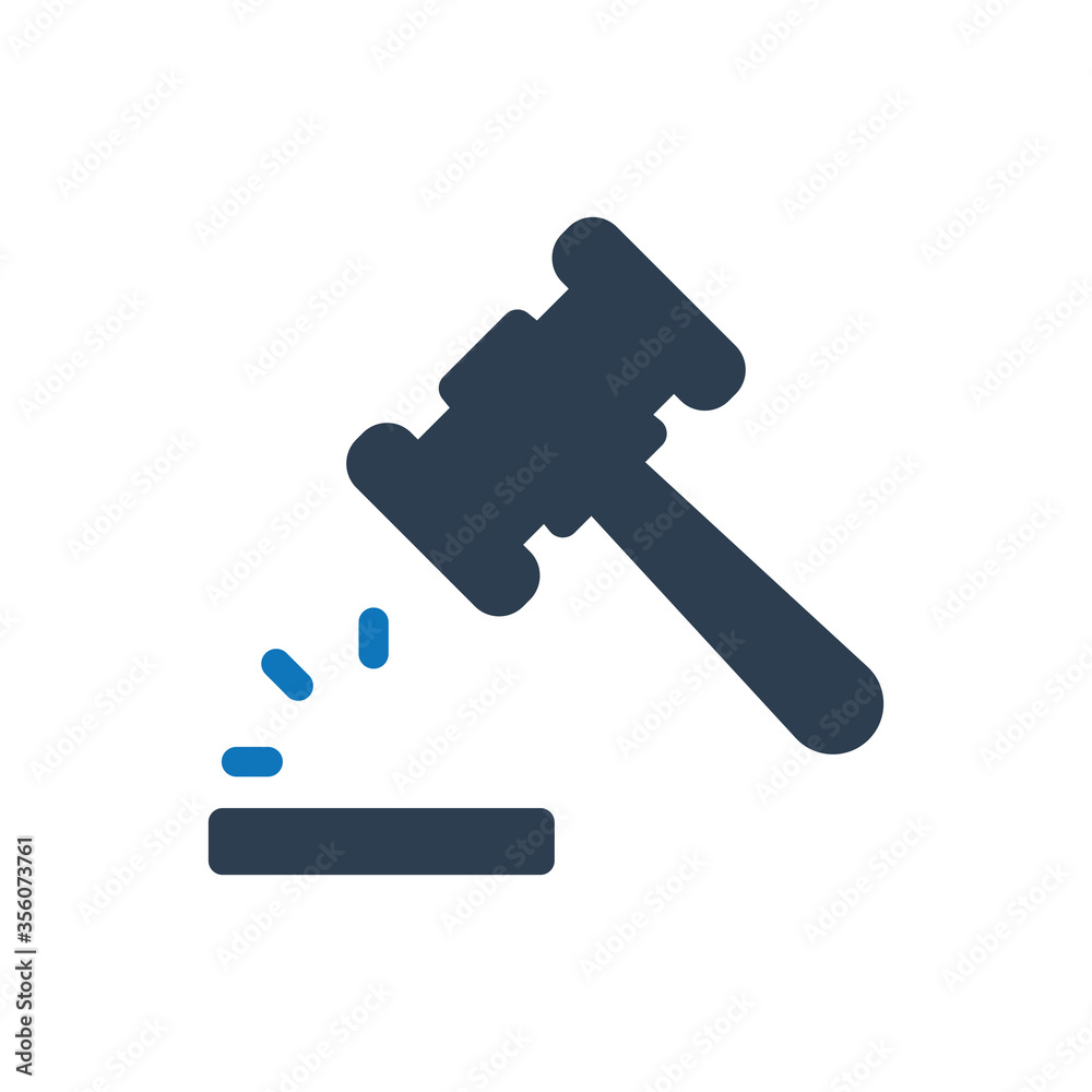 Auction, Law Icon Auction, Law Icon