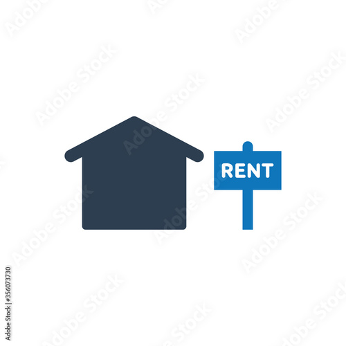 Property rent icon