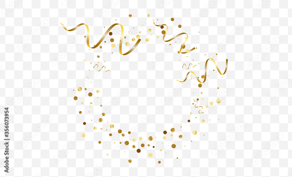 Gradient Shine Confetti Design. Modern Circle Gradient Shine Confetti Design. Modern Circle