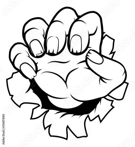 An illustration of a monste...