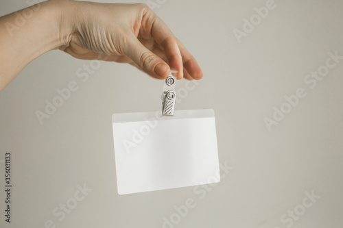Valokuva Template of Id Card