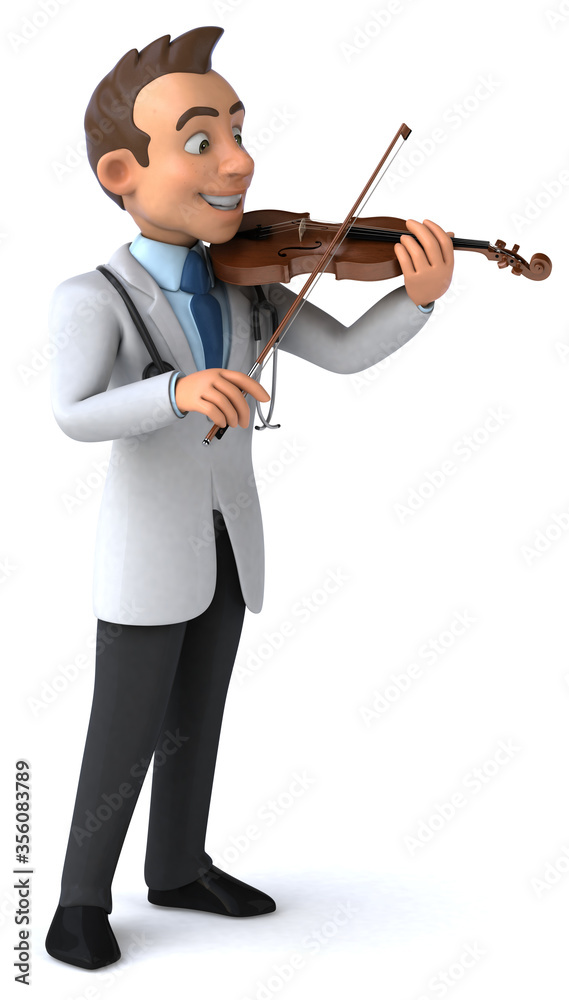 3D Illustration of a doctor volonist 3D Illustration of a doctor volonist