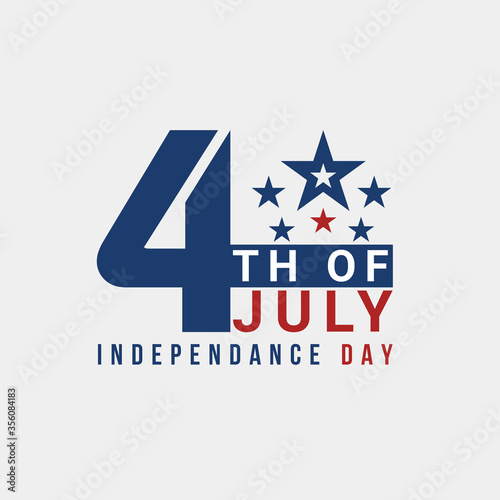 4th July independence day.4th of July independence day. vector design