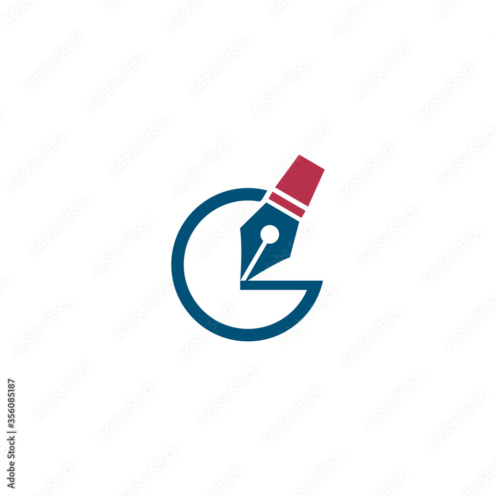 Nib Logo Template vector symbol Nib Logo Template vector symbol