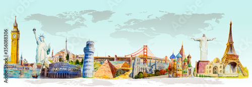 Travel landmark architecture world.