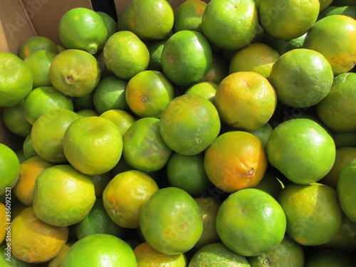 Group of Santra fruit, Tangerine fruit kept well stocked