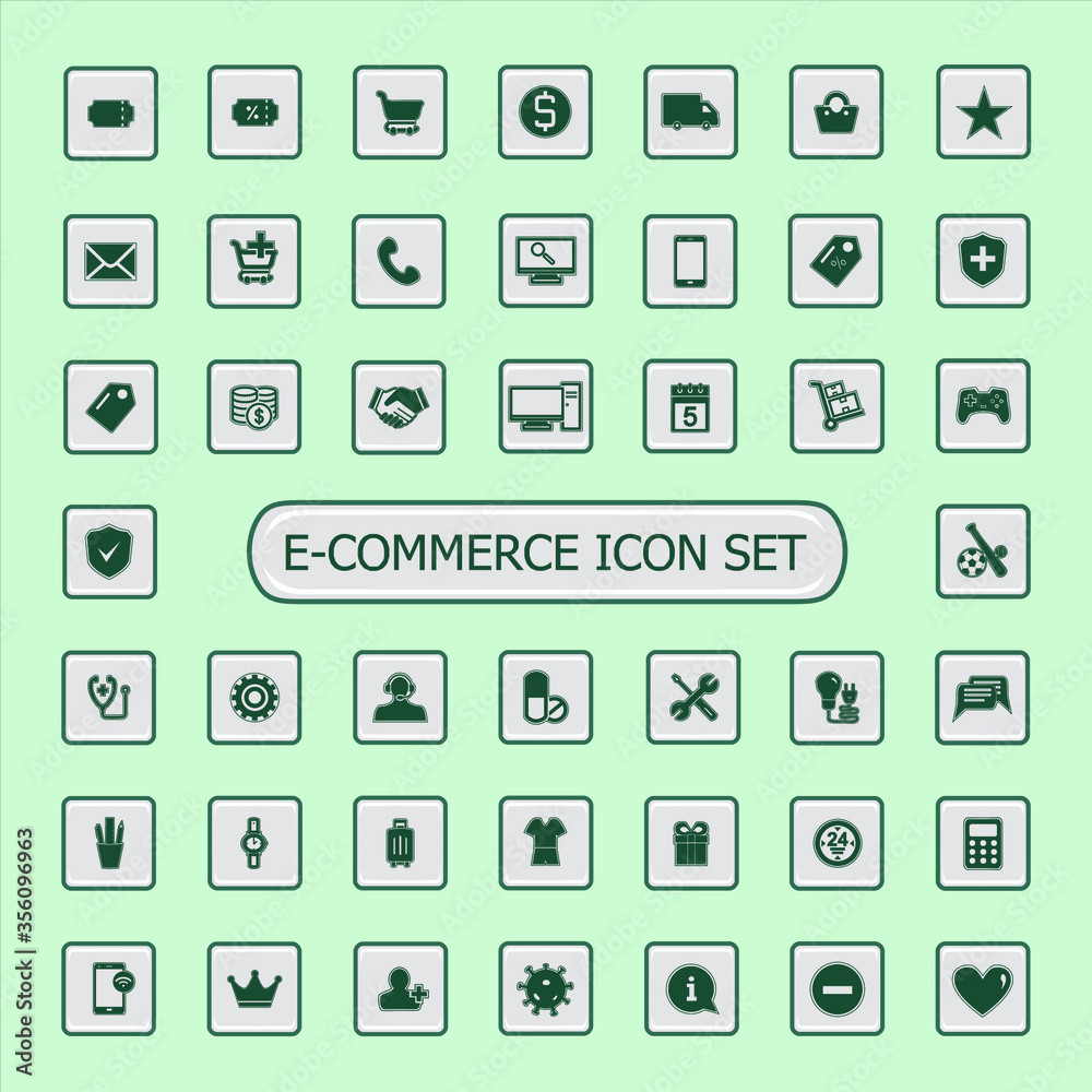 set of icons for web and e-commerce