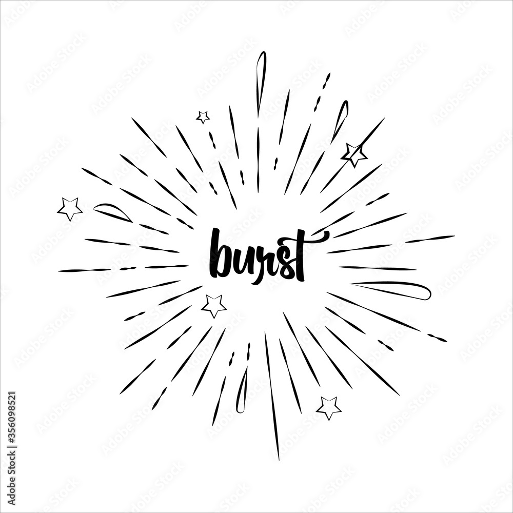 Starburst doodle Starburst doodle