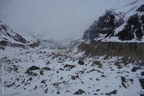 snow covered mountains - Annapurna © josh