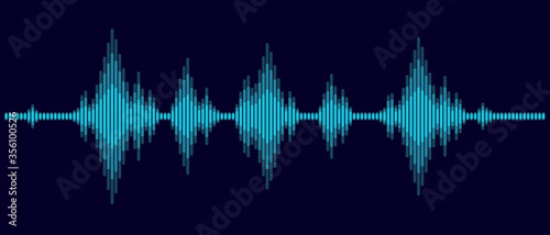 周波数の波 音楽や地震の電波 sound wave and Earthquake Wave

