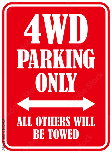 Parking Only 4WD