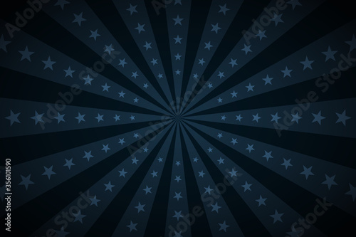 circus vintage background, vector dark circus retro poster with stars