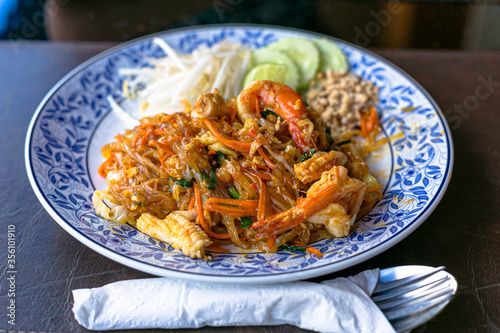 プーケット島　タイ料理　パッタイ　チャーハン　スイカシェーク　PHUKET  THAILAND THAIFOOD