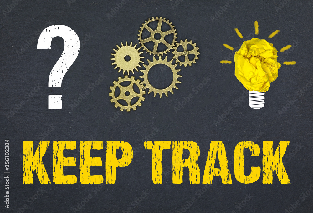 Obraz premium Keep Track