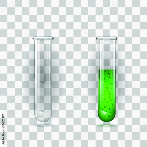 vector illustration of test tubes