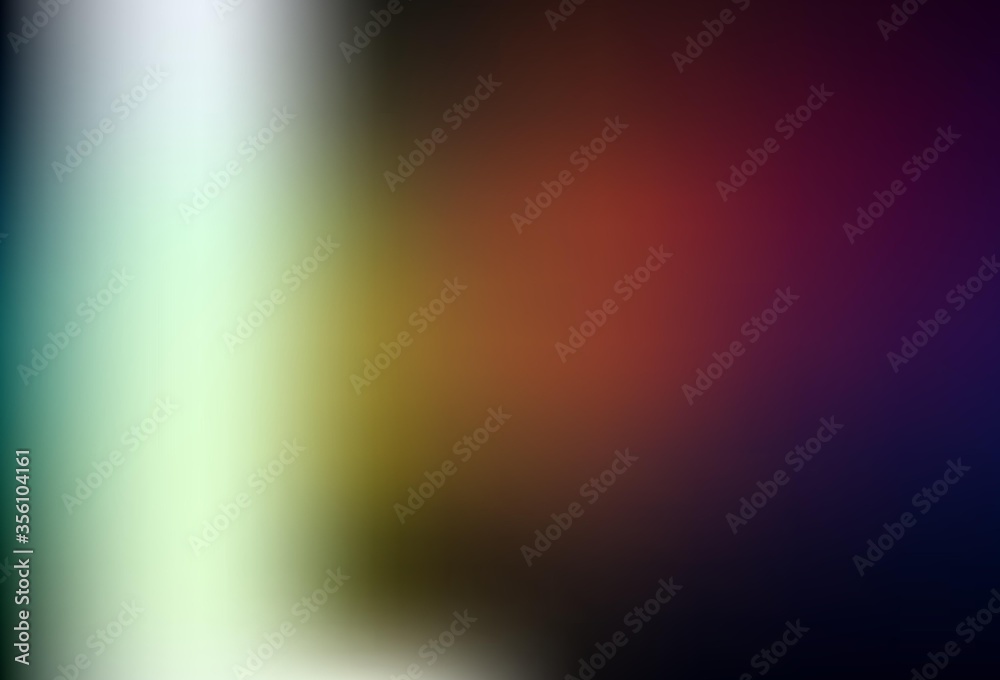 Fototapeta premium Dark Green, Red vector modern elegant background.