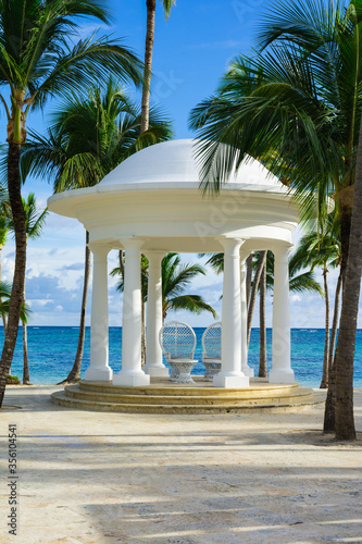 Caribbean sea view, bavaro beach, Punta cana, Dominican Republic